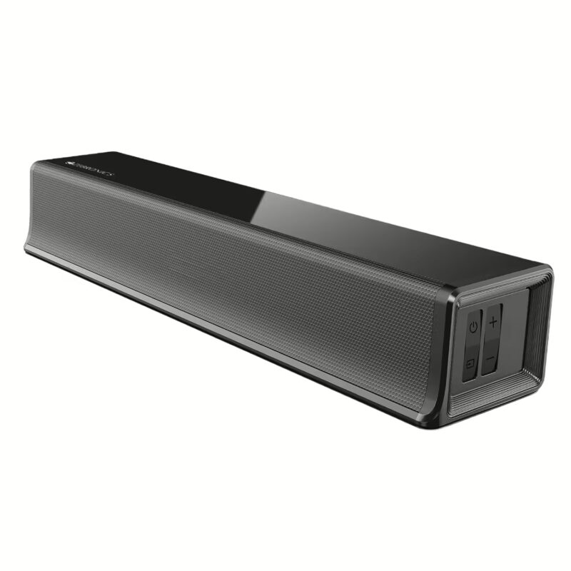 Zebronics JUKE BAR 1500 Wireless portable Mini soundbar,mSD, AUX, LED Indicator 20 W Bluetooth Soundbar  (Black, 2.0 Channel)