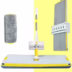 Seasons Microfiber Slider Squeeze Flat Mop, Yellow