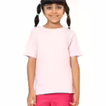 Unisex Kids Soft Pink T-Shirt for Girls