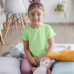 Girls Super Combed Cotton T Shirt