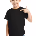 Girls Short Sleeve Black T-Shirt