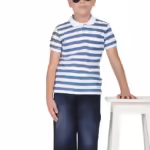 Boys Half Carbon Blue Jeans