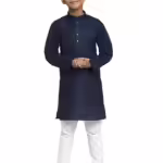 Boys Kids Plain Navy Colour Kurta