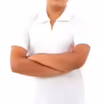 Boys Cotton Half Sleeves Solid White Shirt