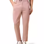 Men's Regular Casual Pink Pants