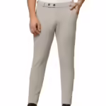Men's Regular Fit Causal Light Grey Trouser