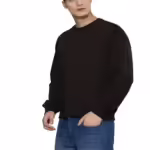 Men Regular Fit Coffee Brown Sweatshirt