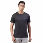 Men Cotton Regular Fit Slate T-Shirt