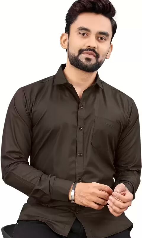 Elegant Men Regular Fit Collar Formal Shirt