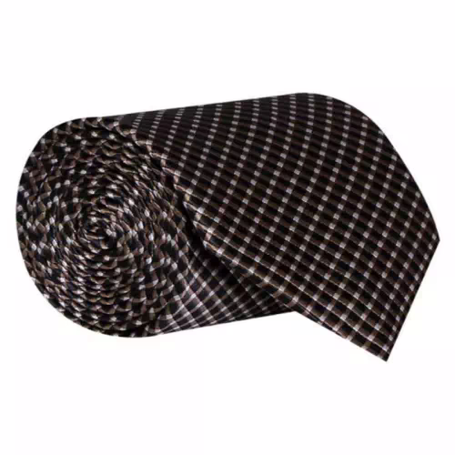 Seasons Brown Micro Fiber Tie with Pocket Square