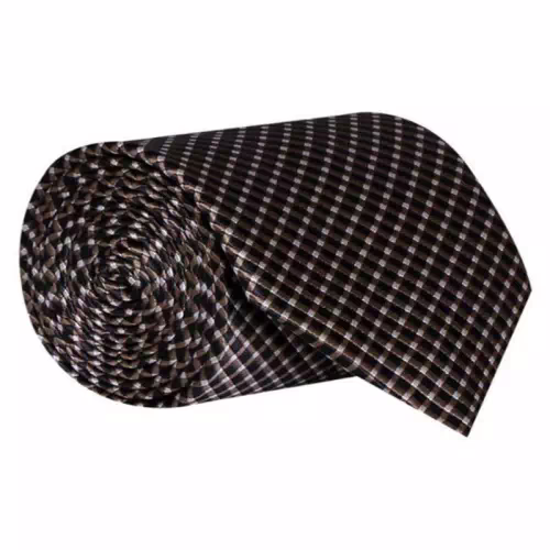 Seasons Brown Micro Fiber Tie with Pocket Square