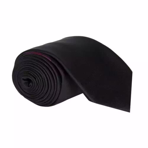 Seasons Black & Purple Diagonal Striped Tie