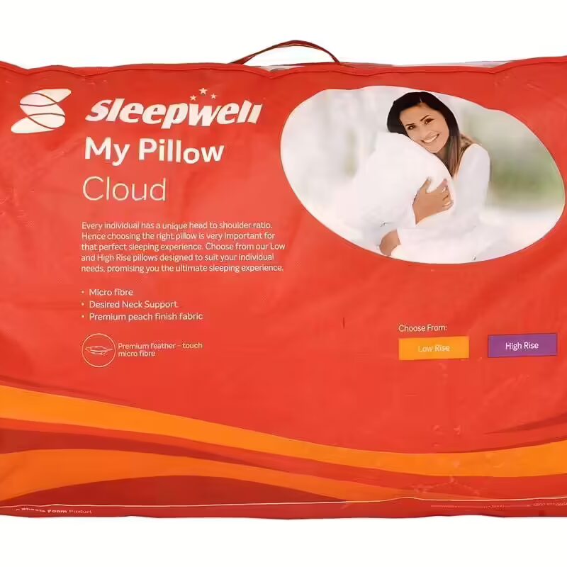 Seasons Cotton Fibre Soft Pillow with Pillow Cover Pack of 2,White