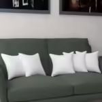 Seasons Microfibre Filled Soft Cushion Pillow, White,Pack of 5