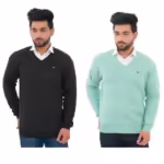 Pack of 2 Winter Men V Neck Sweater