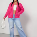Women Winter Wear Pink Jacket