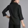 Women Plain Solid Formal Black Shirts - Image 2