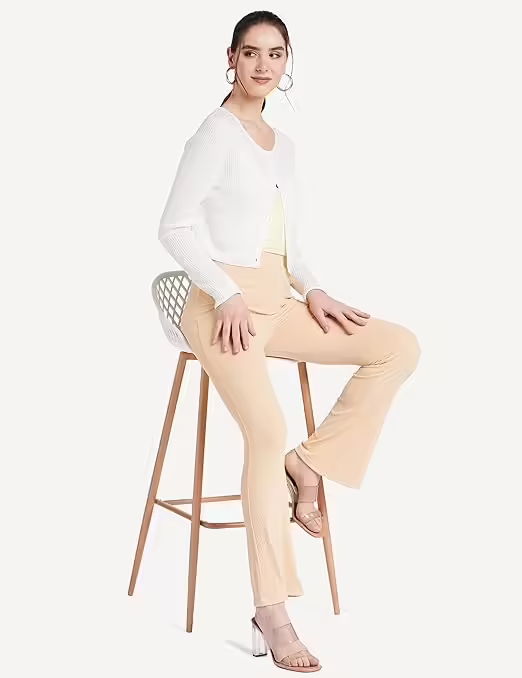 Women Casual Formal Skin Trouser