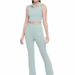 Women Casual Formal Teal Trouser