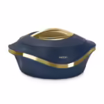 Milton Pearl 1000 Inner Stainless Steel Casserole, 860 ml, Blue Serve Casserole??(860 ml)