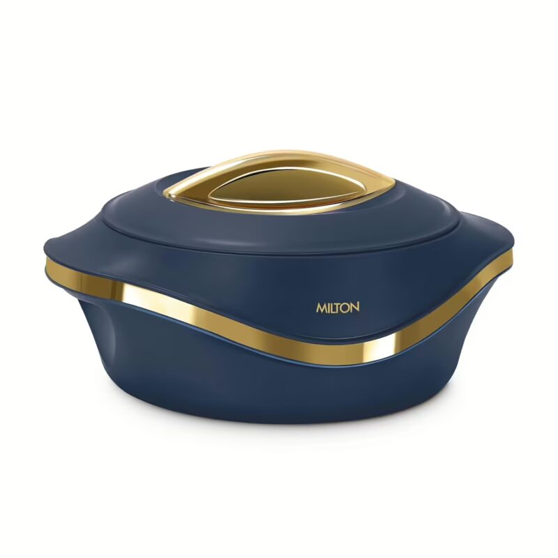 Milton Pearl 1000 Inner Stainless Steel Casserole, 860 ml, Blue Serve Casserole??(860 ml)