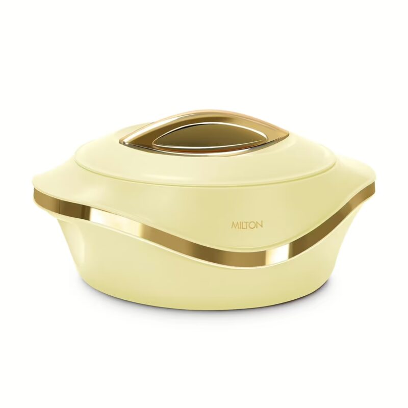Milton Pearl 1000 Inner Stainless Steel Casserole, 860 ml, Ivory Serve Casserole??(860 ml)