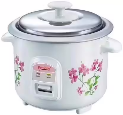 Prestige PRWO 0.6-2 Electric Rice Cooker with Steaming Feature??(0.6 L, White)