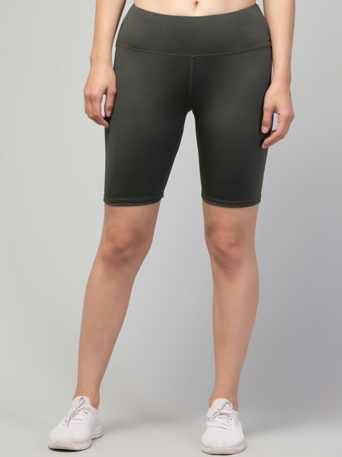 Fancy Green Women Cycling Shorts