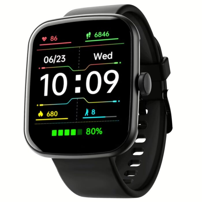 Boat Wave Style Smart Watch w/ 1.69" (4.2 cm) Square HD Display Smartwatch