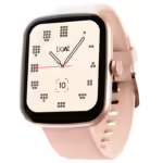Boat Wave Style Smart Watch w/ 1.69" (4.2 cm) Square Pink Smartwatch