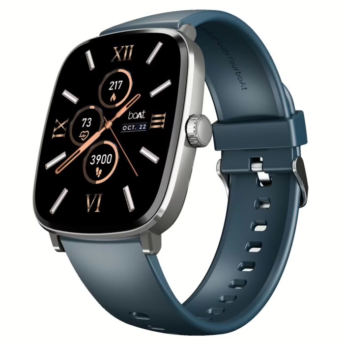 Boat Ultima Regal  w/ 2.01?(5.10 cm) Ultra AMOLED Display Blue Smart Watch