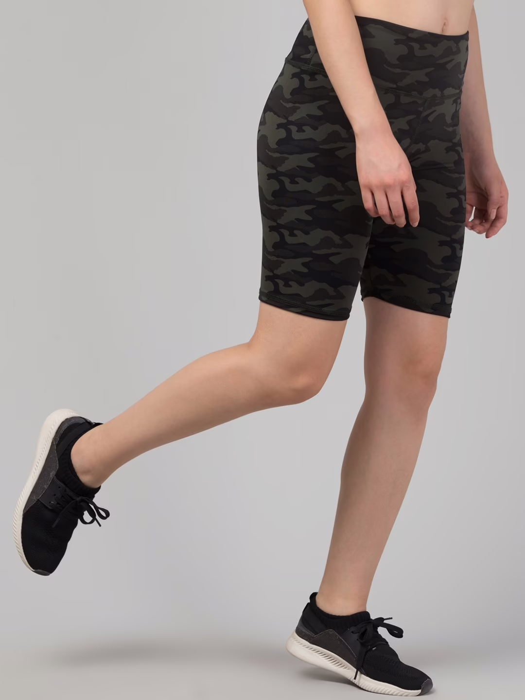 Fancy Army Printed Gym Shorts