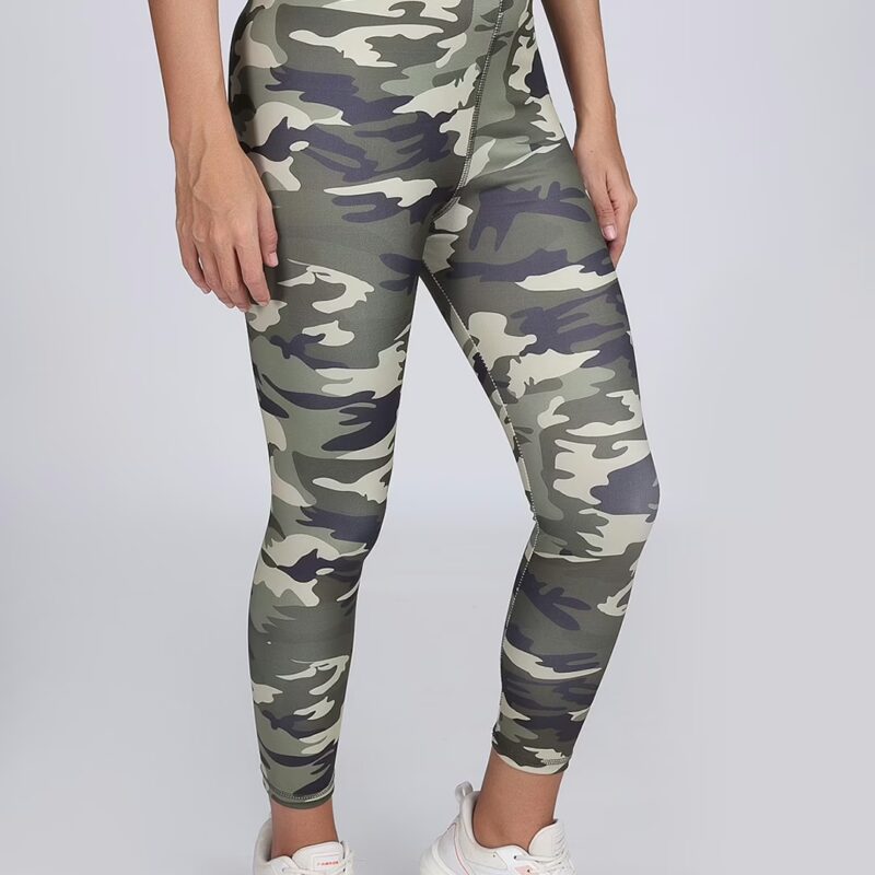 Classy Army Print Women Sport Wear