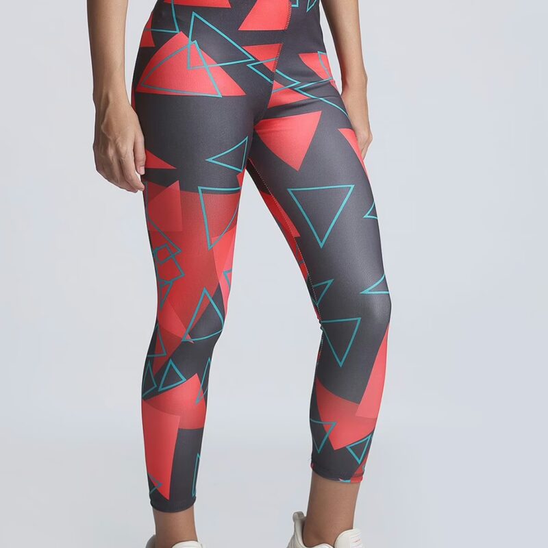 Classy Multi Printed Women Gym Tights