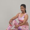 Stylish Printed Women Gym Tights and Bra Set - Image 2