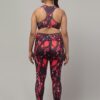 Classy Printed Women Gym Tights and Bra Set - Image 4