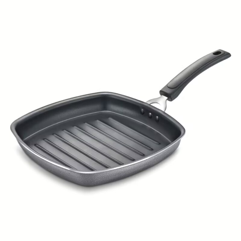 Prestige Omega Select Plus Square grill pan 250mm Grill Pan 25 cm diameter 1.8 L capacity (Aluminium, Non-stick).