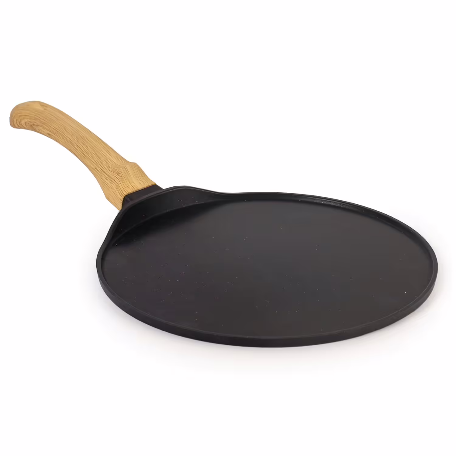 Cello Castello Die Cast Flat Dosa Tawa 28 Cm,Scratch Resistant,Black Tawa 28 cm diameter with Lid?
