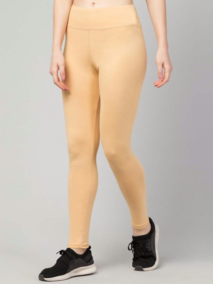 Stylish Camelin Women Plain Gym Tights