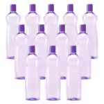 Milton Pacific 1000 Pet Bottles 12 Pcs Set, PURPLE MY 1000 ml Bottle??(Pack of 12, Purple, PET)
