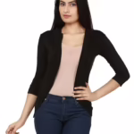 Women's Cotton 3/4th Sleeves Fashionable Shrug