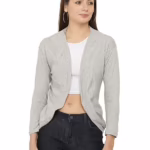 Grey Women's Regular Shrug